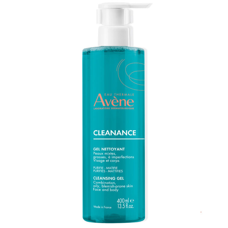 Avene Cleanance Gel Nettoyant 400 ml Yağlı Ciltler İçin Temizleyici - 1