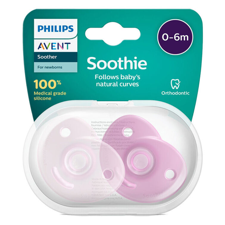 Avent Soothie Emzik 0-6 Ay - Pembe - 1