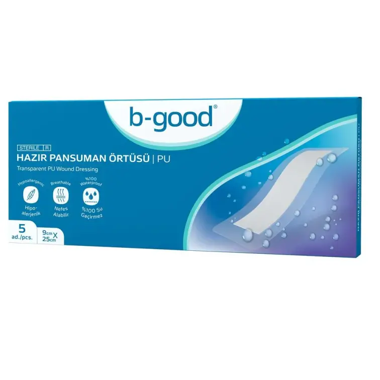 B-Good Hazır Pansuman Örtü Su Geçirmez 9x25 cm 5'li - 1