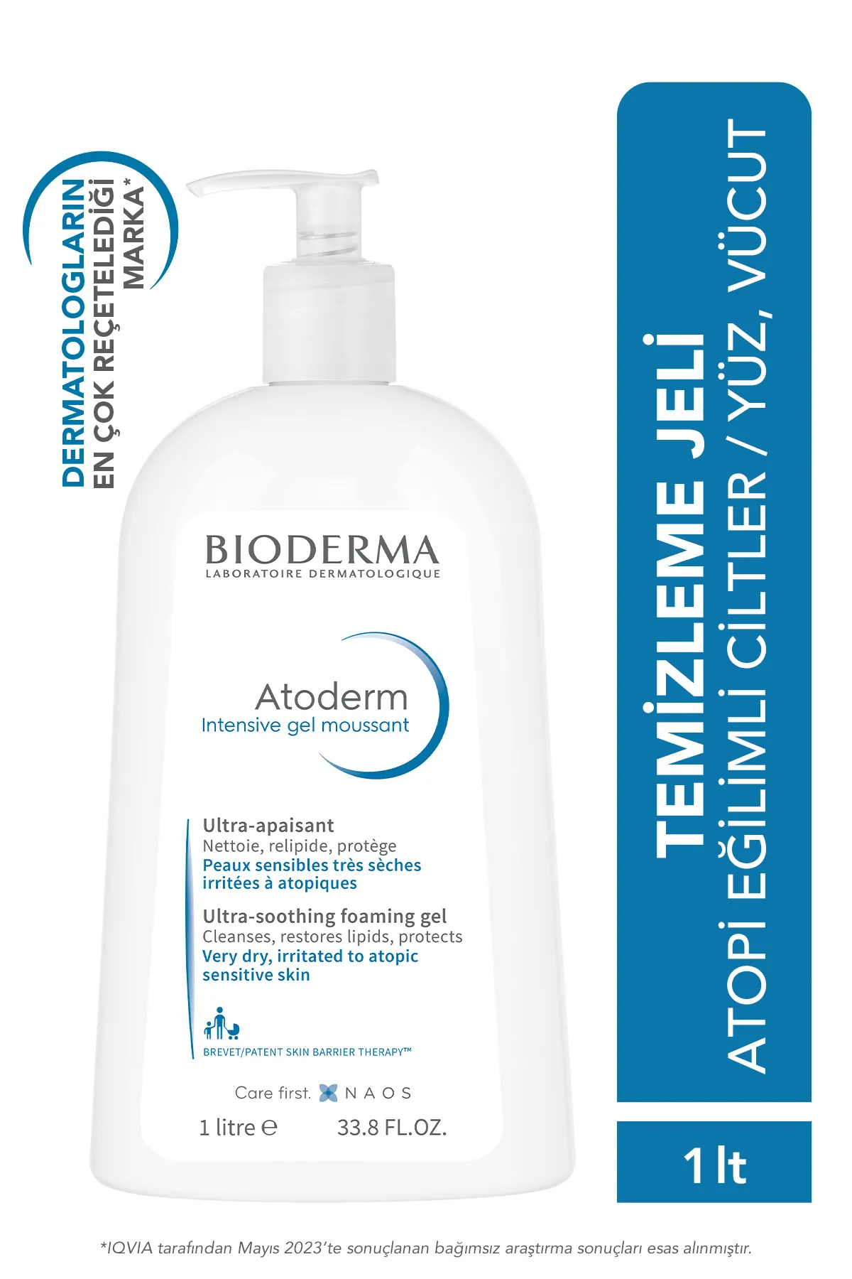 Bioderma Atoderm Intensive Foaming Gel 1000 ml - 1