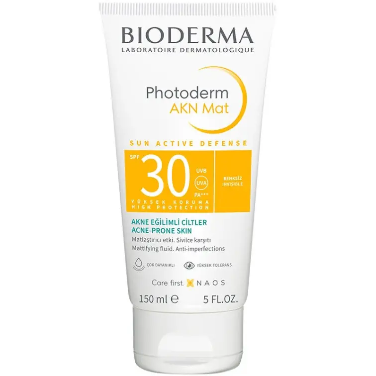 Bioderma Photoderm AKN Mat Spf30+ Güneş Koruyucu Krem 150 ml - 1