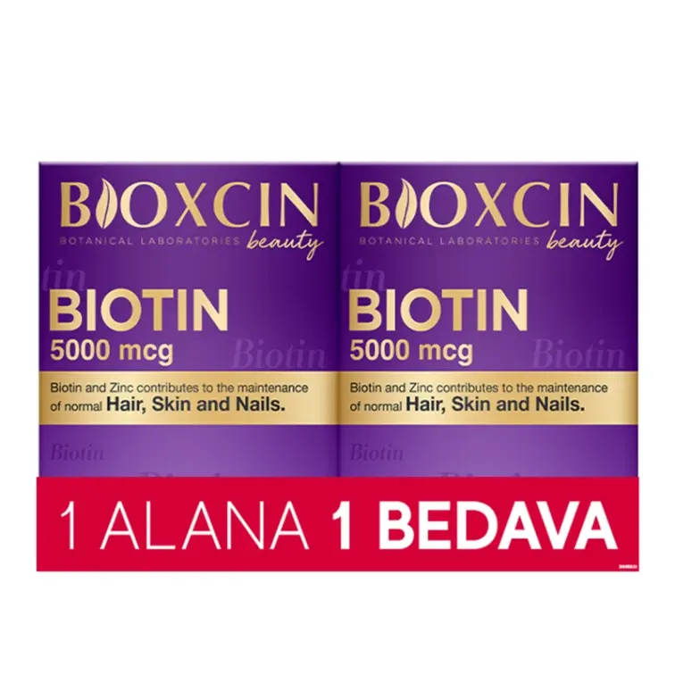 Bioxcin Biotin 5000 mcg 30 Tablet 2 Adet - 1