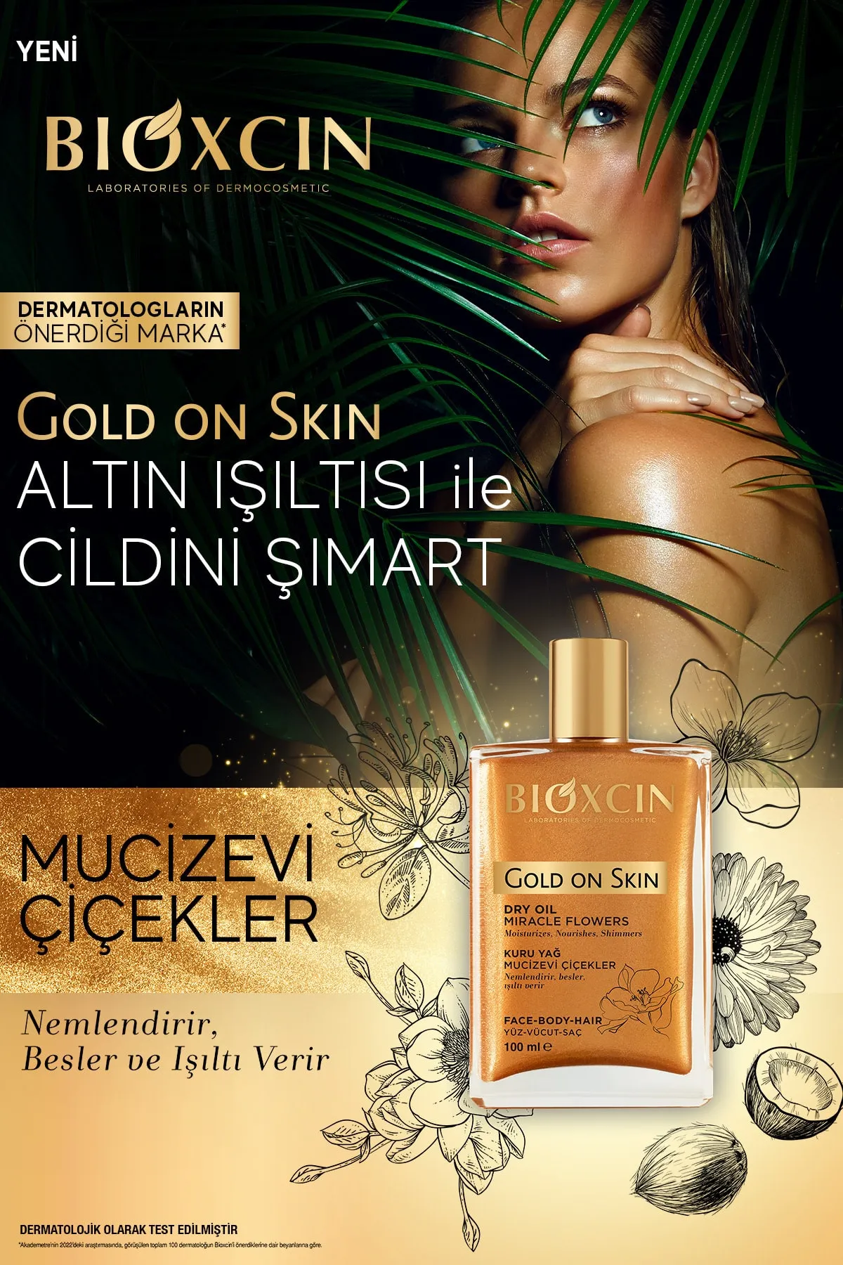 Bioxcin Gold on Skin Kuru Yağ 100 ml - 6