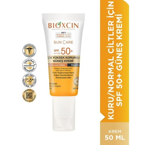 Bioxcin SPF50+ Kuru & Normal Ciltler Güneş Kremi 50 ml - 2