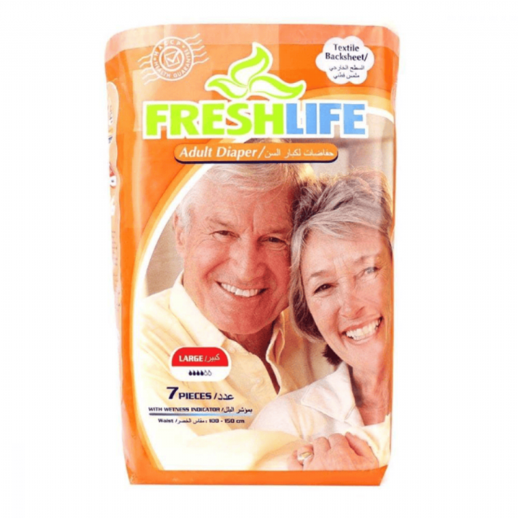 Freshlife Belbantlı Islaklık Göstergeli Large Hasta Bezi 7'li - 1