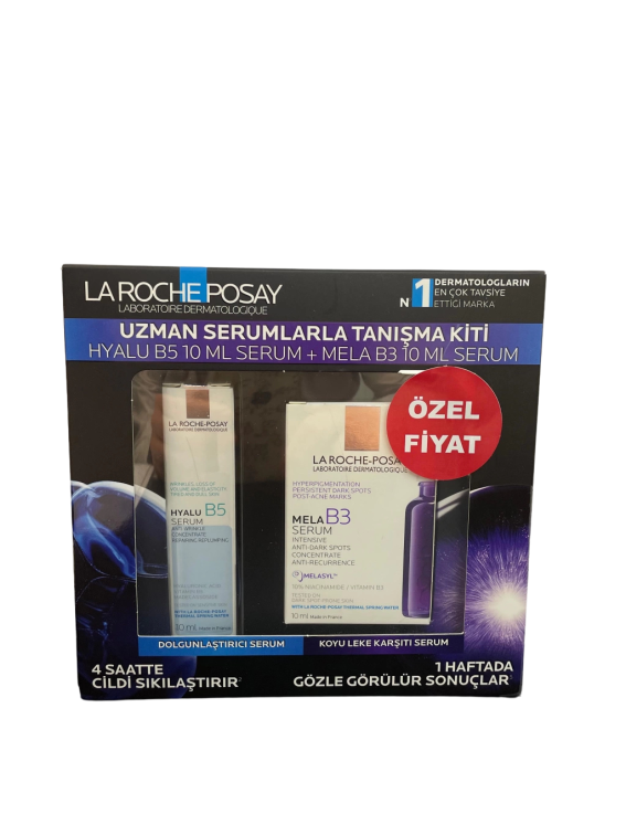 La Roche Posay Uzman Serumlarla Tanışma Kiti (HYALU B5 10 ML SERUM + MELA B3 10 ML SERUM ) - 1