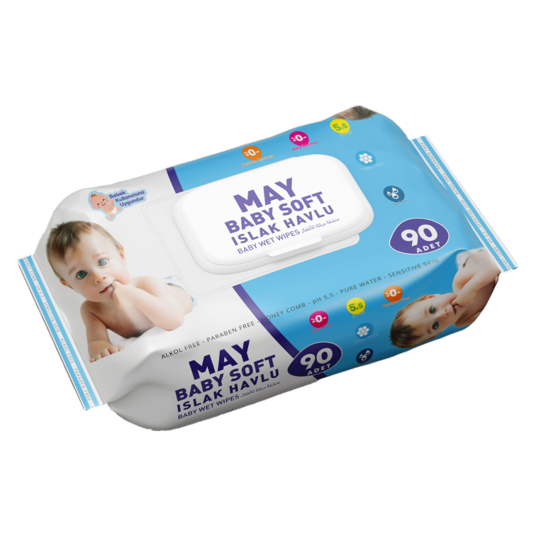 Maysoft Baby Islak Mendil 90'lı - 1