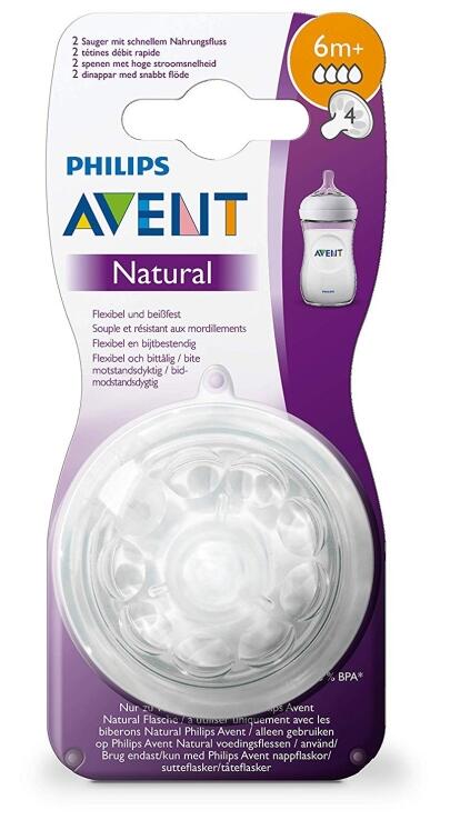 Avent Natural Biberon Emziği 6 Ay+ 2'li - 1