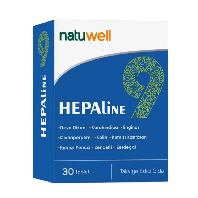 Natuwell Hepaline 9 Takviye Edici Gıda 30 Tablet - 1