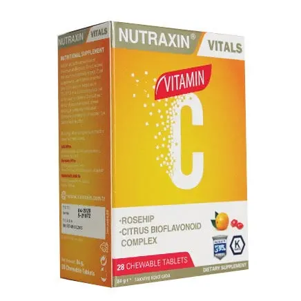 Nutraxin C Vitamini 28 Çiğnenebilir Tablet - 1