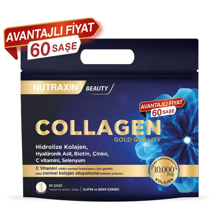 Nutraxin Collagen Gold Quality Hidrolize Kolajen 60 Saşe - 1