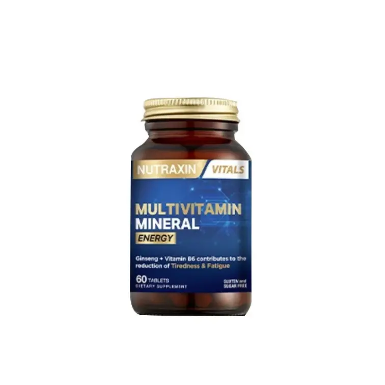 Nutraxin Multivitamin Mineral İçeren Takviye Edici Gıda 60 Tablet - 1