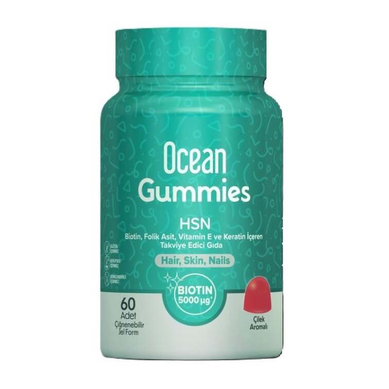 Ocean Gummies HSN Çiğnenebilir Jel Form 60 Adet - 1