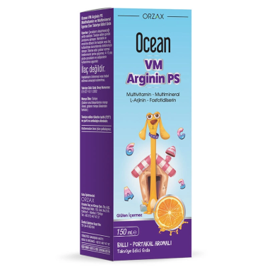 Orzax Ocean VM Arginin PS Takviye Edici Gıda 150 ml - Orzax Ocean