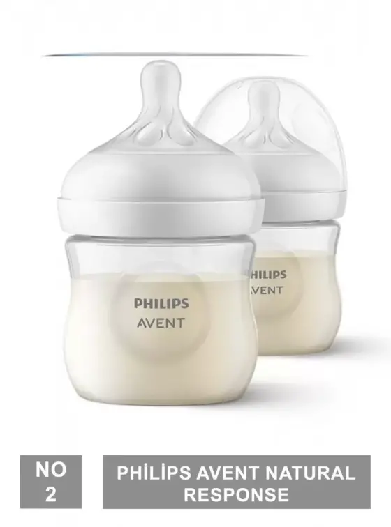 Philips Avent Natural Response 0+ Ay NO:2 2'li Biberon 2x125 ml - 1