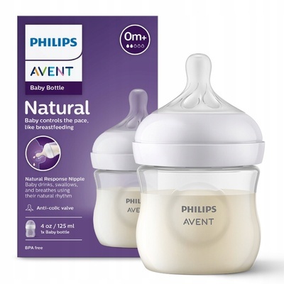 Philips Avent Natural Response PP 125 ml Biberon SCY900/01 - 1