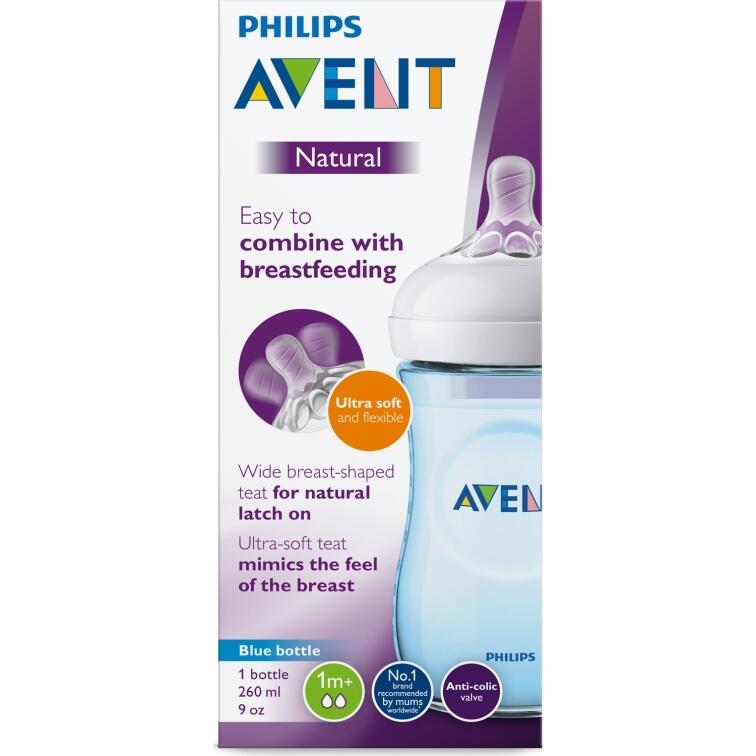 Philips Avent SCF035/17 Natural PP 260 ml Biberon - 2