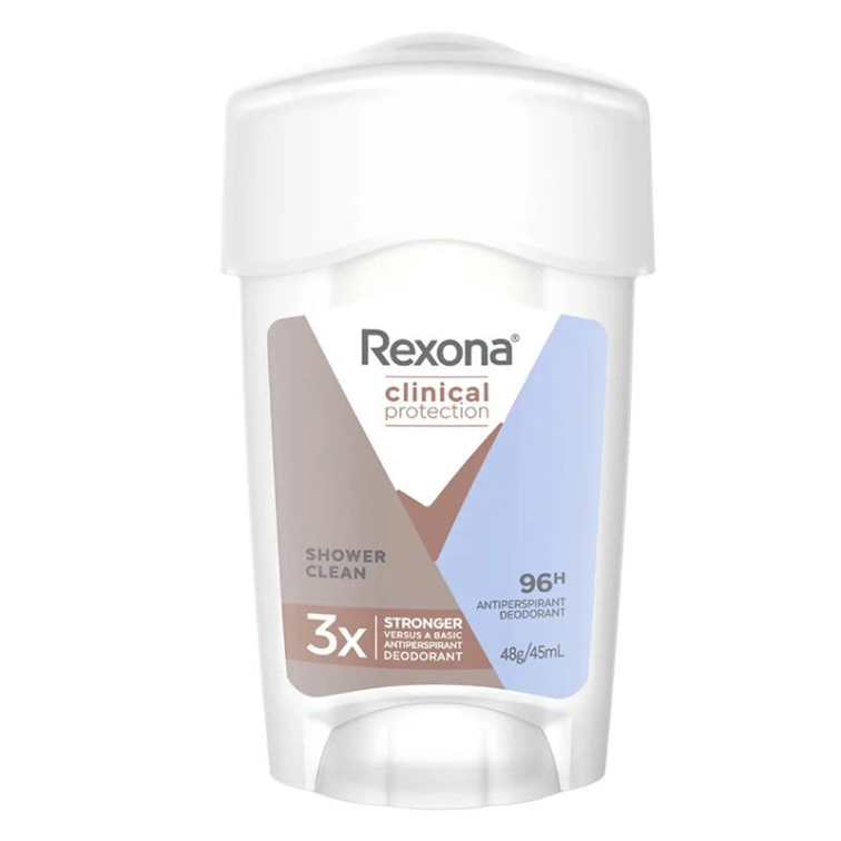 Rexona Clinical Protection Shower Clean Unisex 45 ml - 1