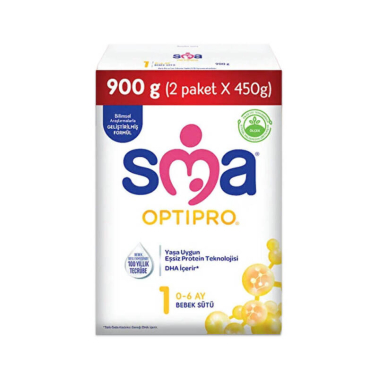 Sma Optipro 1 Bebek Sütü 900 g (2 Paket x 450 g) - SMA