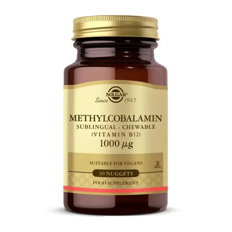 Solgar Methylcobalamin (B12) 1000 mcg 30 Dilaltı Tablet - 1