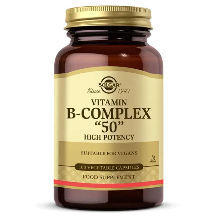 Solgar Vitamin B-Complex 50 - 100 Bitkisel Kapsül - 1