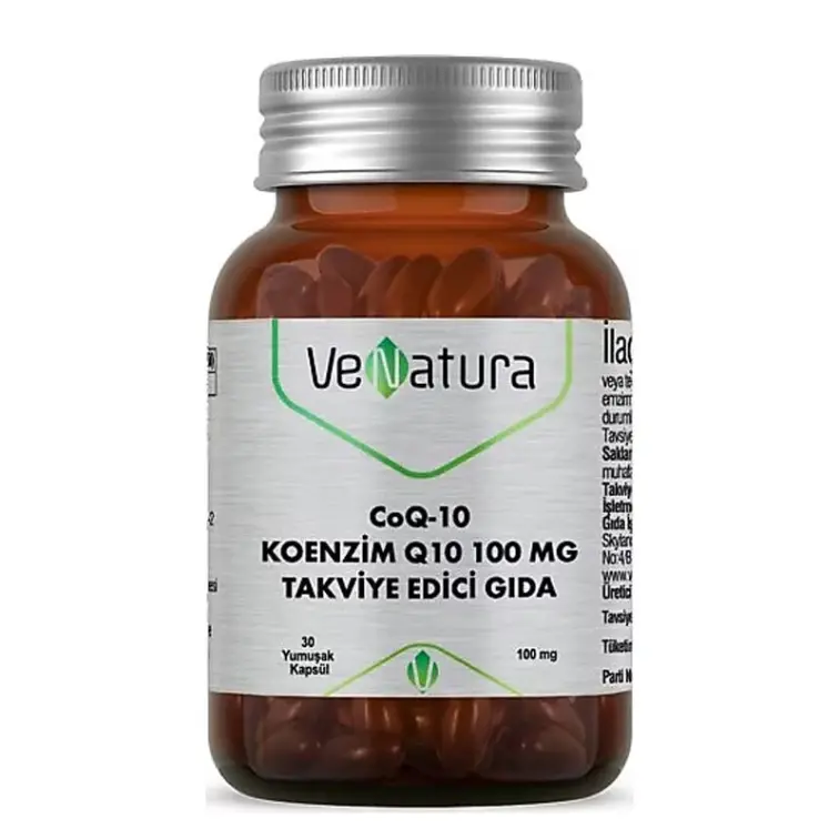 Venatura CoQ-10 Koenzim Q10 100 mg Takviye Edici Gıda 30 Kapsül - 1