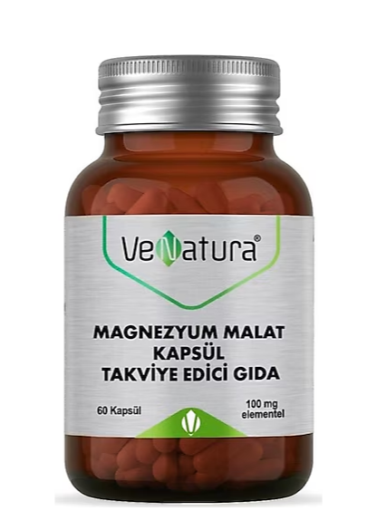 Venatura Magnezyum Malat 100 mg 60 Kapsül - 1