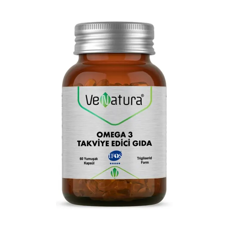 VeNatura Omega 3 Takviye Edici Gıda 60 Kapsül - 1