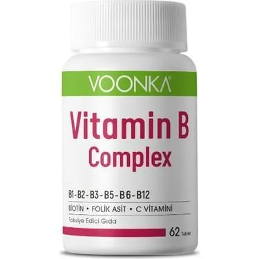 Voonka Vitamin B Complex 62 Tablet - Voonka